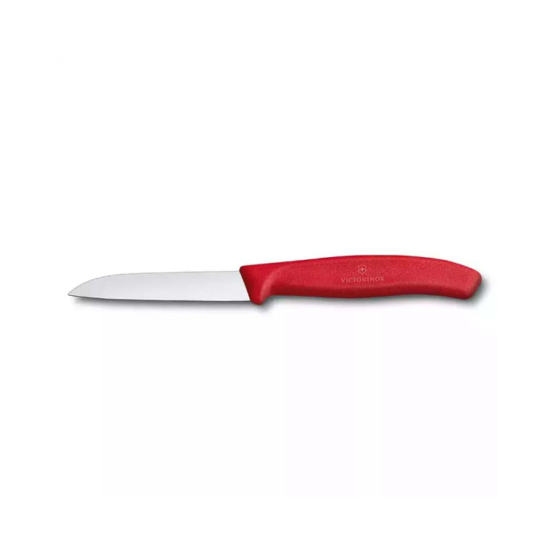 Victorinox 6.7401 8cm Kırmızı Düz Soyma Bıçağı - 1