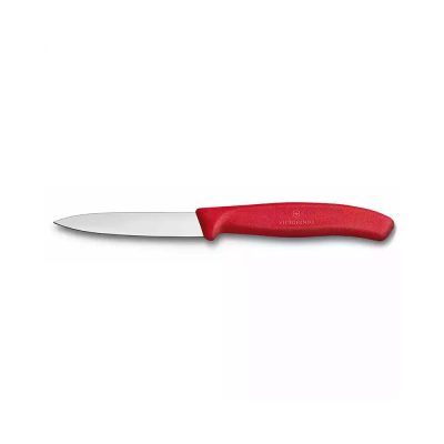 Victorinox 6.7601 8cm Kırmızı Düz Soyma Bıçağı - 1