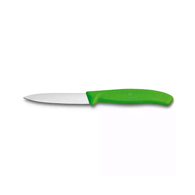 Victorinox 6.7606.L114 8cm Yeşil Düz Soyma Bıçağı - 1