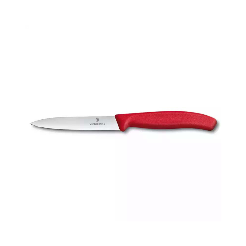Victorinox 6.7701 10cm Kırmızı Düz Soyma Bıçağı - 1