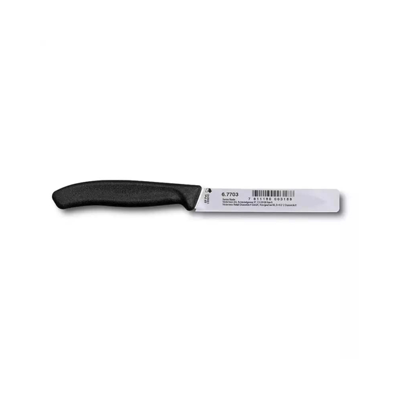 Victorinox 6.7703 10cm Siyah Düz Soyma Bıçağı - 2