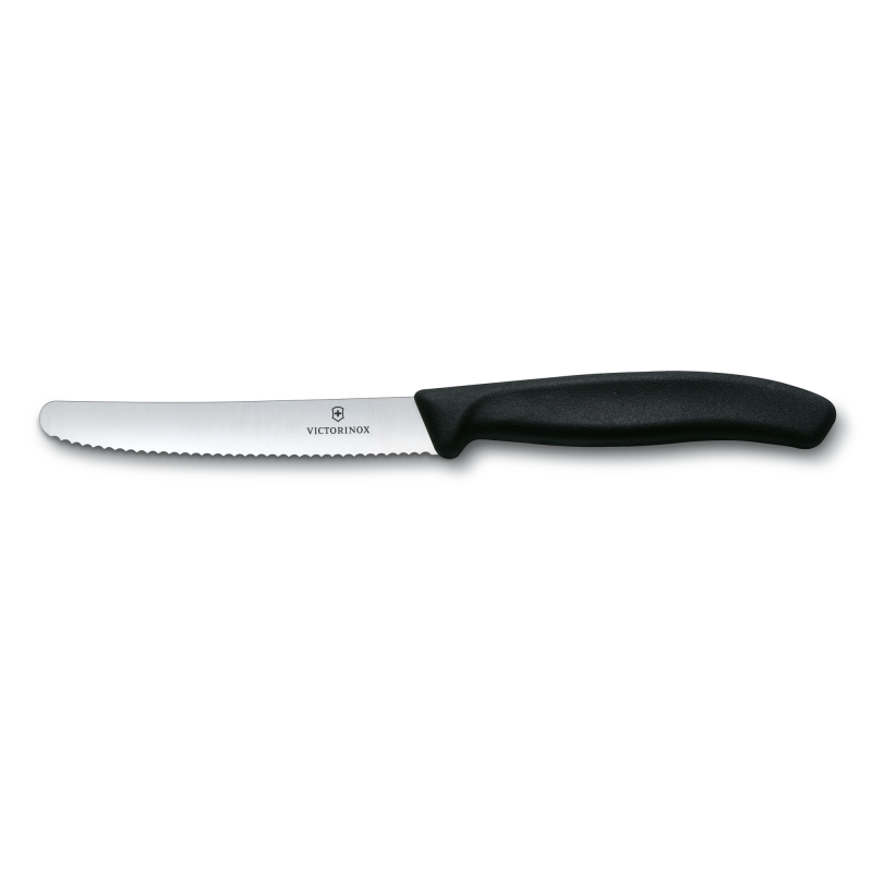​​​​​​​​​​​​​​​​​​​​​​​​​​​Victorinox 6.7833 11cm Siyah Domates ve Sofra Bıçağı - 1