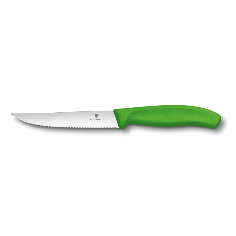 ​​​Victorinox 6.7936.12L4 12cm Yeşil Tırtıklı Biftek Bıçağı - 1