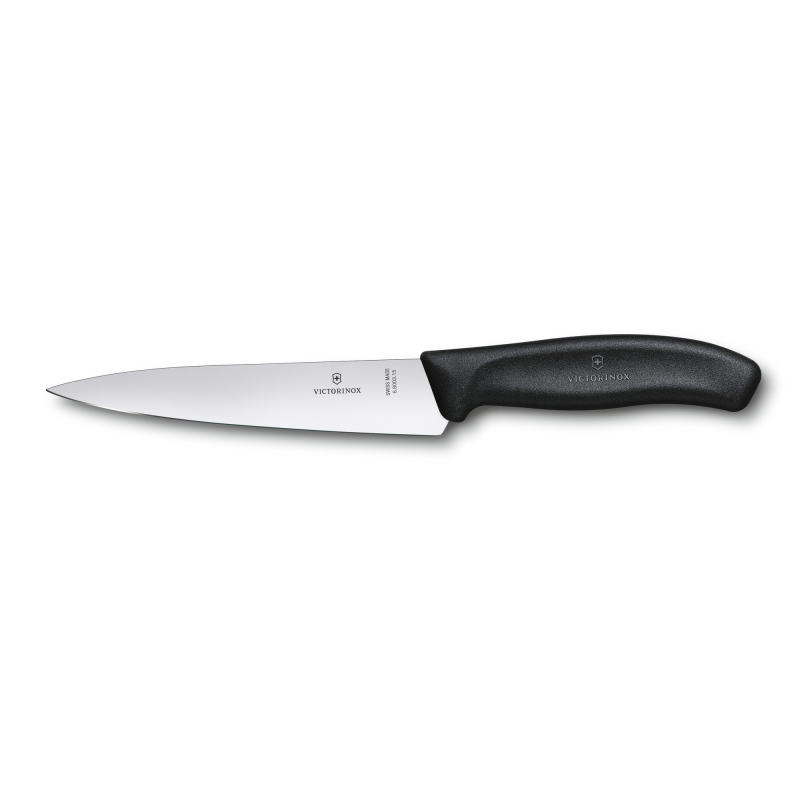 ​​​​​​​​​​​​​​​​​​​​​​​​​​​​​​​Victorinox 6.8003.15G 15cm Siyah Doğrama Bıçağı, Hediye Kutulu - 1