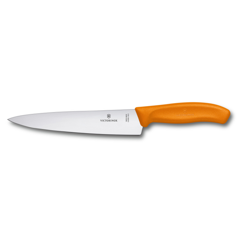 ​​​​​​​​​​​​​​​​​​​​​​​​​​​​​​​​​​​​​Victorinox 6.8006.19L9B 19cm Turuncu Doğrama Bıçağı, Blisterli Paket - 1