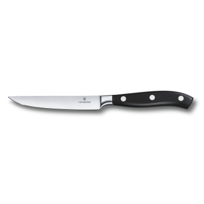 Victorinox 7.7203.12G Grand Maître 12cm Siyah Dövme Çelik Biftek Bıçağı, Hediye Kutulu - 1