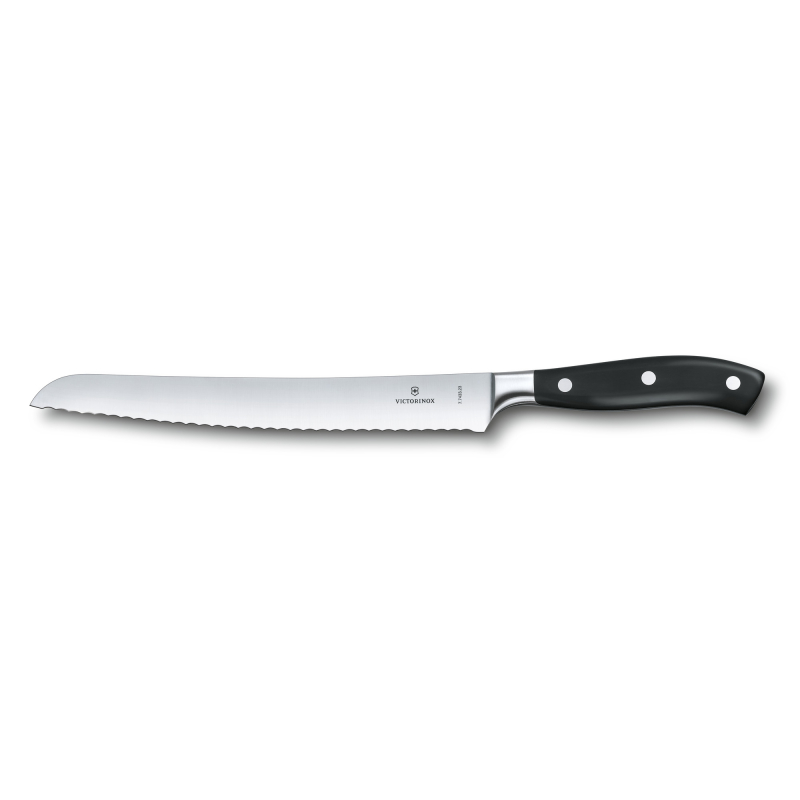 Victorinox 7.7433.23G 23cm Siyah Dövme Çelik Ekmek Bıçağı, Hediye Kutulu - 1