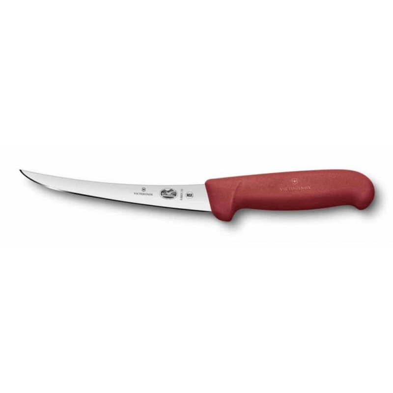Victorinox 5.6601.12 12cm Kırmızı Kavisli Dar Ağız Sıyırma Bıçağı - 1