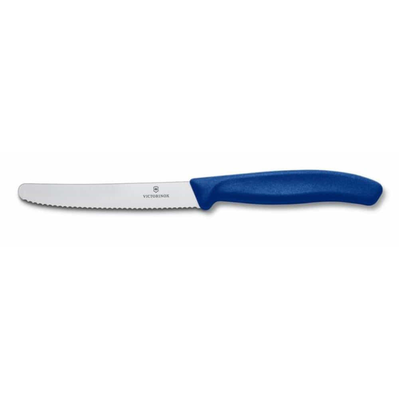 ​​​​​​​​​​​​​​​​​​​​​​​​​​​​​​Victorinox 6.7832 11cm Mavi Domates ve Sofra Bıçağı - 1