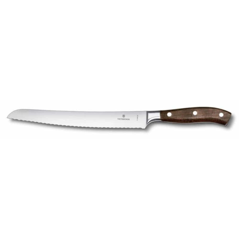 Victorinox 7.7430.23G 23cm Gül Ağacı Grand Maitre Dövme Çelik Ekmek Bıçağı, Hediye Kutulu - 1