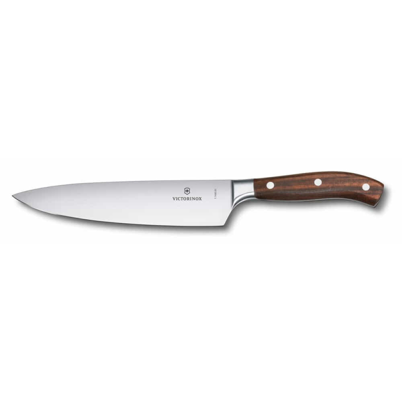 Victorinox 7.7400.20G 20cm Gül Ağacı Grand Maître Dövme Çelik Doğrama Bıçağı, Hediye Kutulu - 1