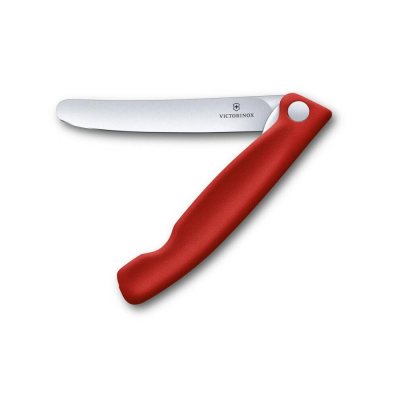 ​​​​​​​​​​​​​​​​​​​​​​​​​​​​​​​​​Victorinox 6.7801.FB 11cm Kırmızı Düz Katlanabilir Domates Bıçağı - 1