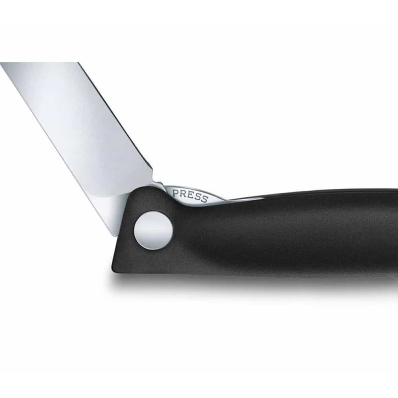 ​​​​​​​​​​​​​​​​​​​​​​​​​​​​​​​​​​Victorinox 6.7803.FB 11cm Siyah Düz Katlanabilir Domates Bıçağı - 4