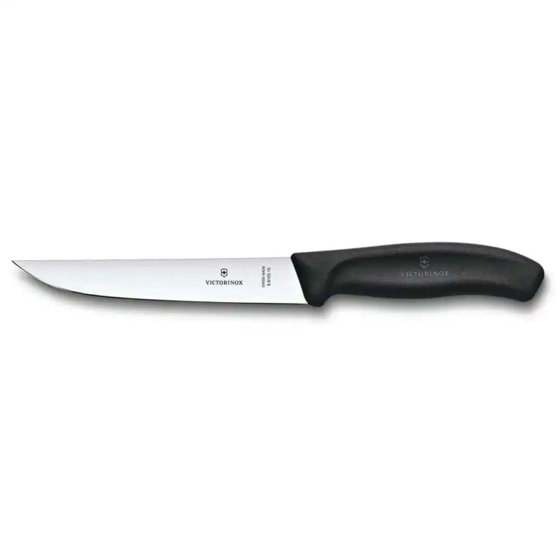 ​​​​​​​​​​​​​​​​​​​​​​​​​​​​​​​​Victorinox 6.8103.15B 15cm Siyah Doğrama Bıçağı, Blisterli Paket - 1