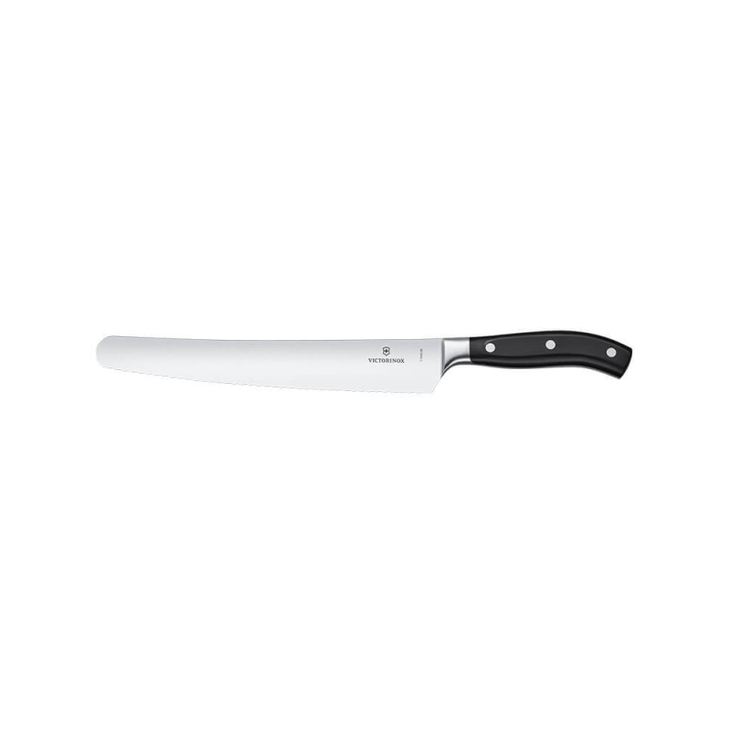 Victorinox 7.7433.26G 26cm Siyah Dövme Çelik Ekmek Bıçağı, Hediye Kutulu - 1