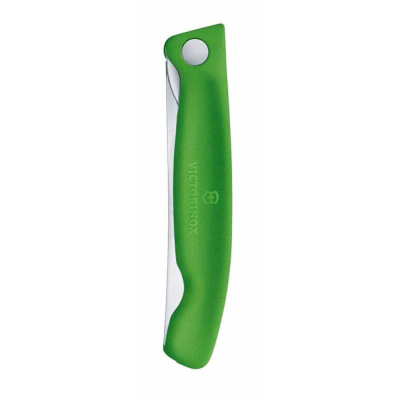 ​​​​​​​​​​​​​​​​​​​​​​​​​​​​​​​​Victorinox 6.7836.F4B 11cm Yeşil Tırtıklı Katlanabilir Domates Bıçağı - 5