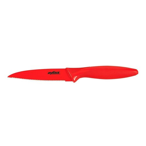 Zyliss E920021 10cm Kırmızı Testere Ağızlı Soyma Bıçağı - 1