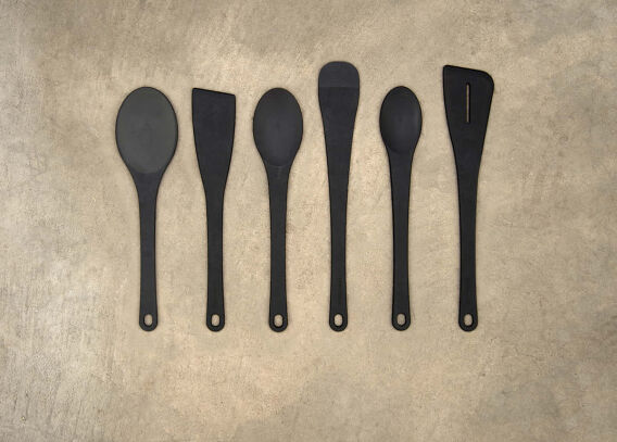 Epicurean Mutfak Serisi Siyah Köşeli Spatula - 4
