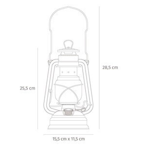 Feuerhand 276 Gazlı Fener Mat Siyah - 6