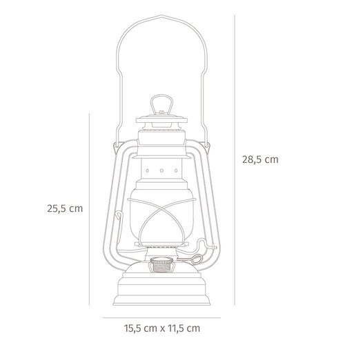 Feuerhand 276 Gazlı Fener Mat Siyah - 6