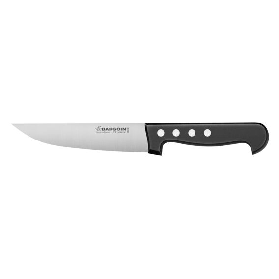 Fischer 310 17cm 4 Perçinli Kasap Bıçağı, Siyah - 1
