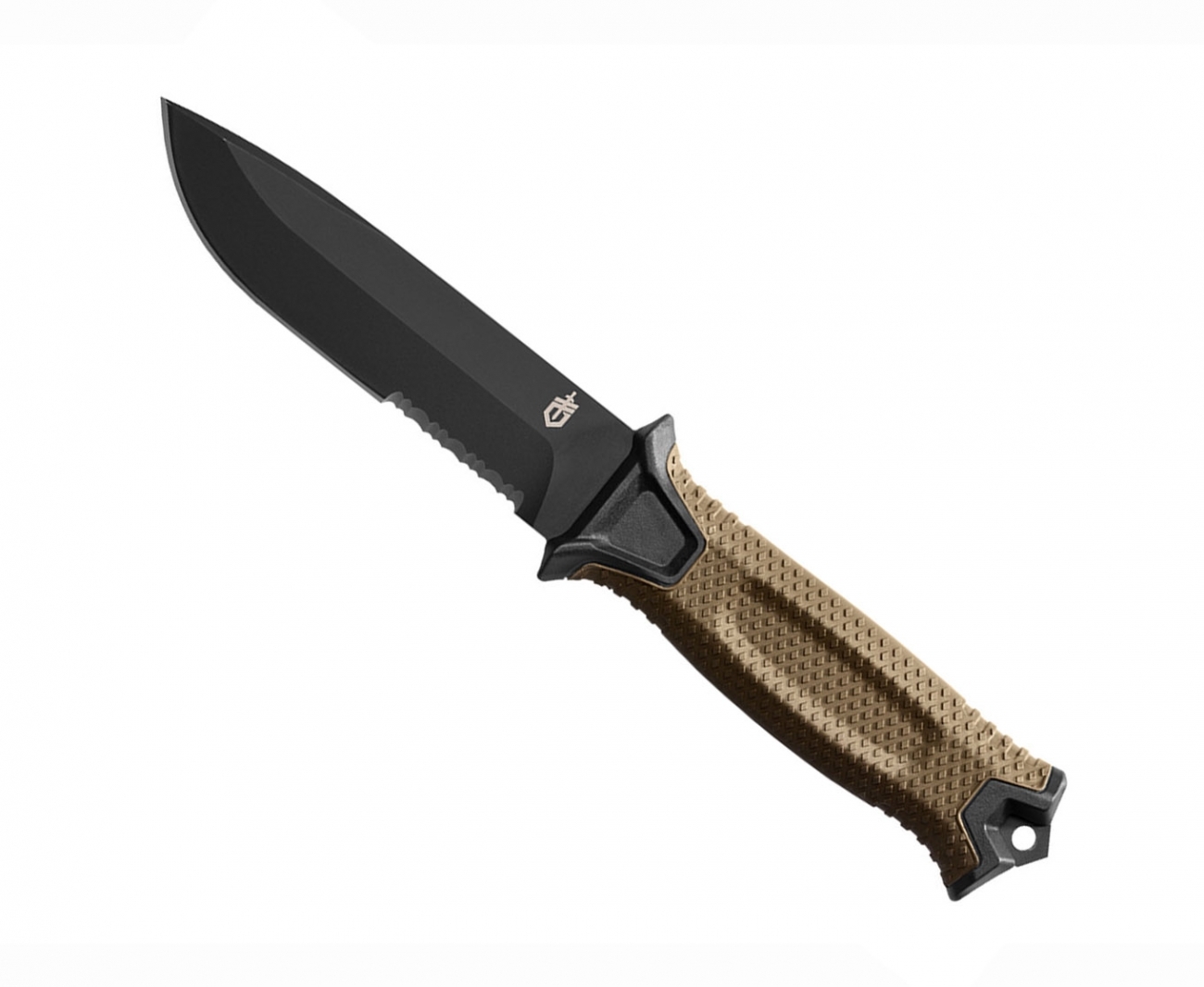Gerber 31003655 StrongArm Fixed Testere Ağızlı Kahverengi Bıçak Blisterli