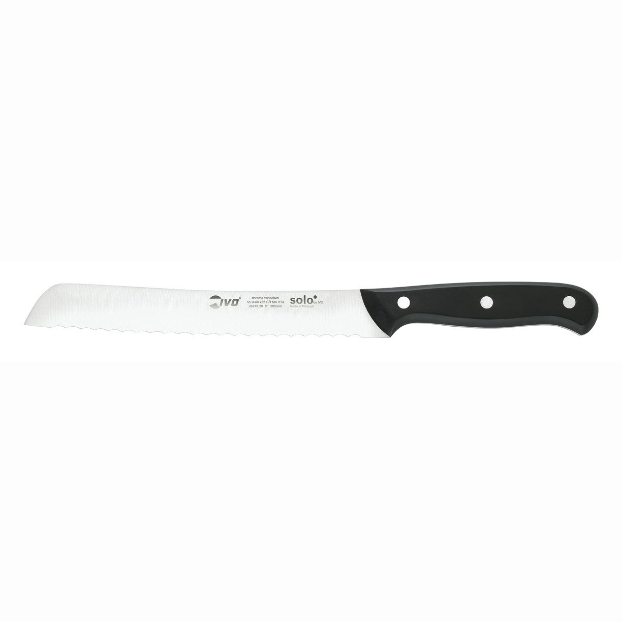 Ivo 26010 Solo 20cm Siyah Ekmek Bıçağı