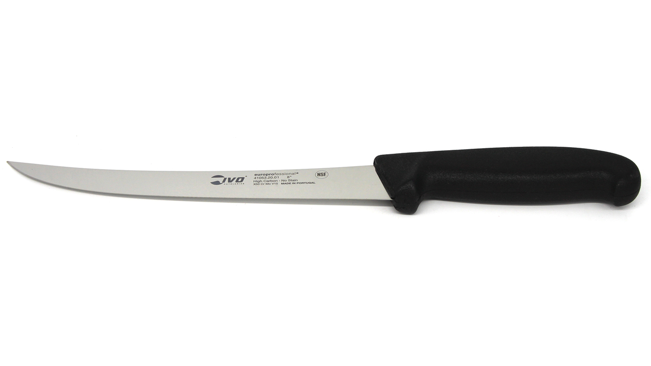 IVO 41053 Euro Professional 20cm Kasap Bıçağı Siyah