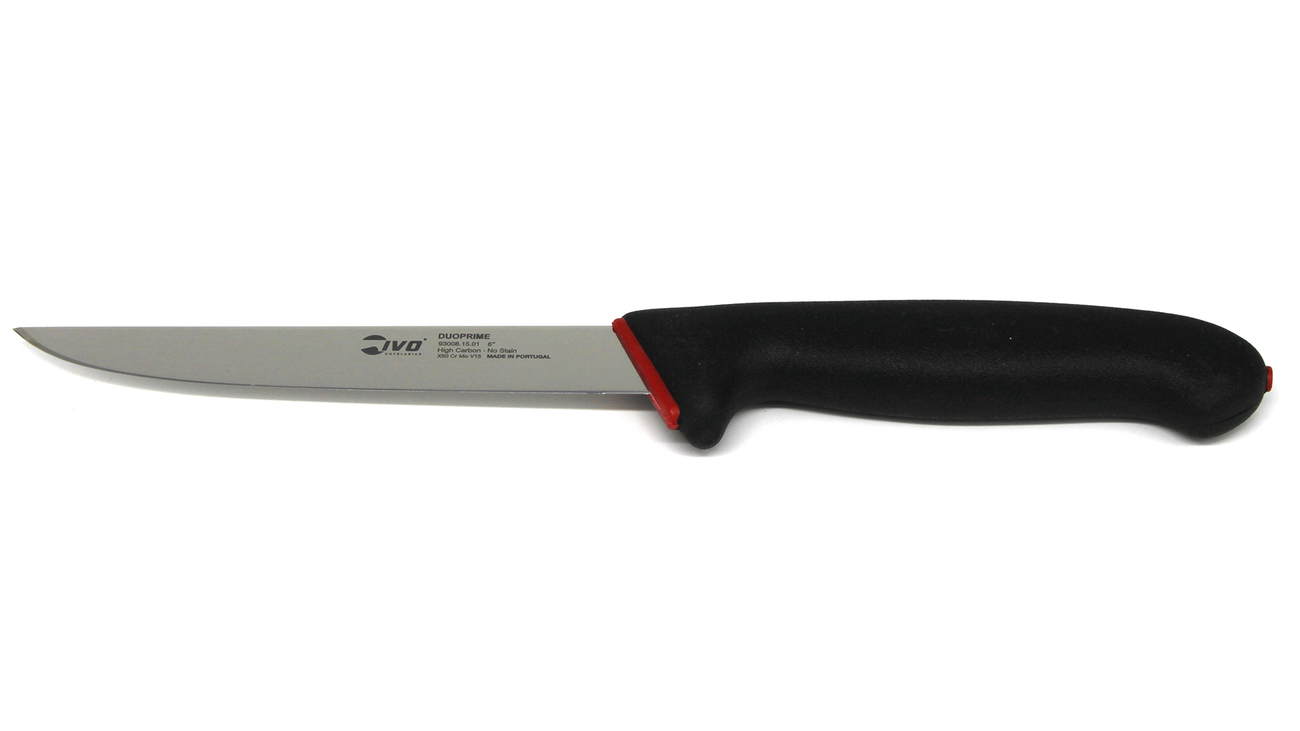 Ivo 93008 DuoPrime 15cm Kemik Sıyırma Bıçağı Siyah/Kırmızı