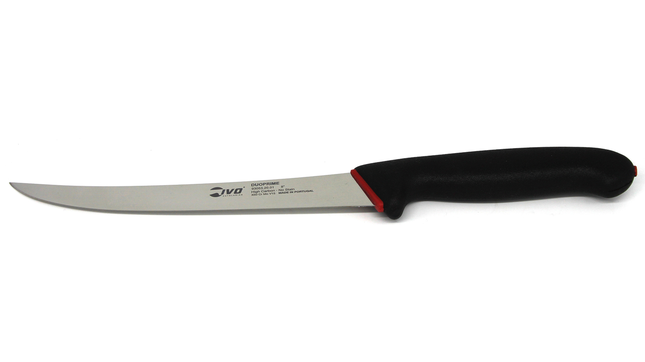 Ivo 93053 DuoPrime 20cm Kasap Bıçağı Siyah/Kırmızı