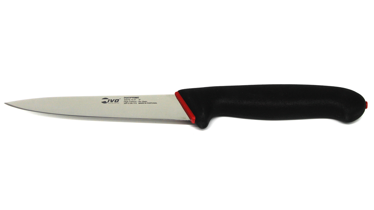 Ivo 93079 DuoPrime 15cm Kemik Sıyırma Bıçağı Siyah/Kırmızı
