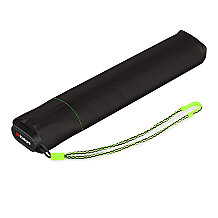 Knirps Ultralight Manuel Şemsiye, Neon Siyah - 1