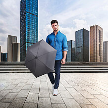 Knirps Ultralight Manuel Şemsiye, Koyu Gri - 6