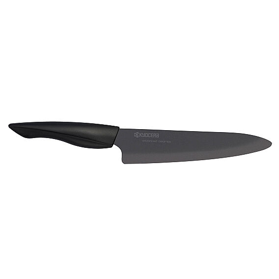 Kyocera 18cm Seramik Şef Bıçağı, Siyah - Kyocera
