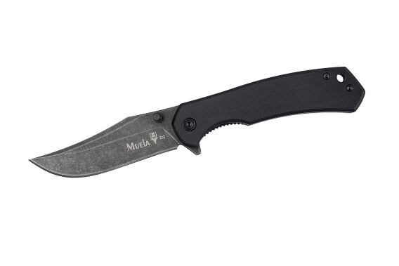 Muela Vibora Siyah Micarta Saplı Karbon Çakı - 1