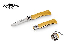 Antonini Old Bear 9cm Sarı Lamine Ahşap Saplı L Çakı - 1