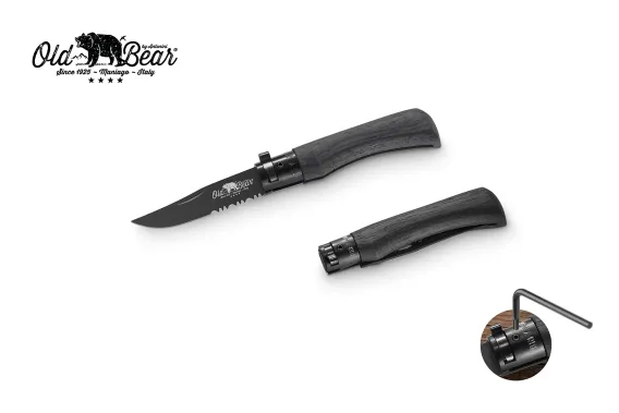 Antonini Old Bear 7cm Siyah Saplı Combo Çakı - 1