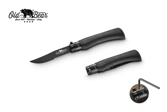 Antonini Old Bear 8cm Siyah Saplı Combo Çakı - 1