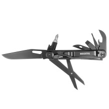 Rocktol 12 Fonksiyonlu Multitool Siyah Çakı Kılıflı - 1