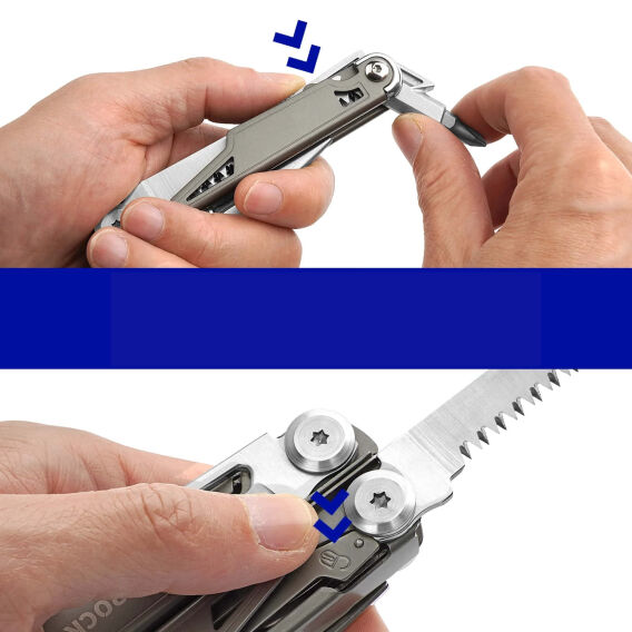 Rocktol 19 Fonksiyonlu Multitool Pense Kılıflı - 5