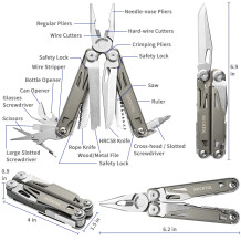 Rocktol 19 Fonksiyonlu Multitool Pense Kılıflı - 7
