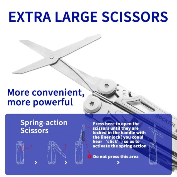 Rocktol 22 Fonksiyonlu Multitool Pense - 3