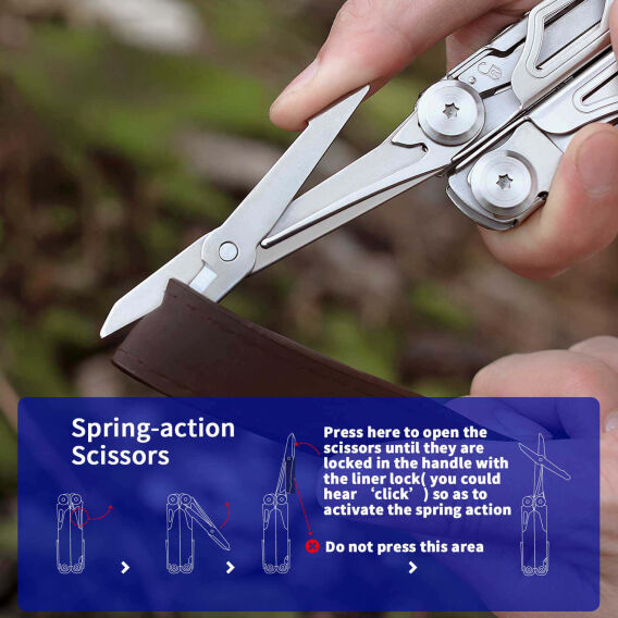 Rocktol 29 Fonksiyonlu Multitool Pense Kılıflı - 6