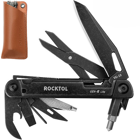 Rocktol Gen-R Lite 15 Fonksyionlu Multitool Çakı Kılıflı - 1