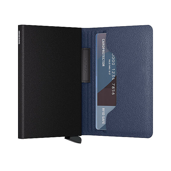 Secrid Bandwallet Liba powder Kartlık Cüzdan, Mavi-Siyah - 3