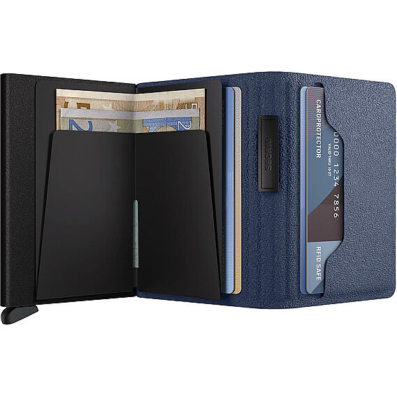 Secrid Bandwallet Liba powder Kartlık Cüzdan, Mavi-Siyah - 4