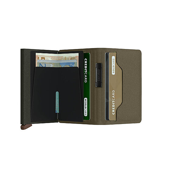 Secrid Bandwallet Liba powder Kartlık Cüzdan, Yeşil-Turuncu - 4