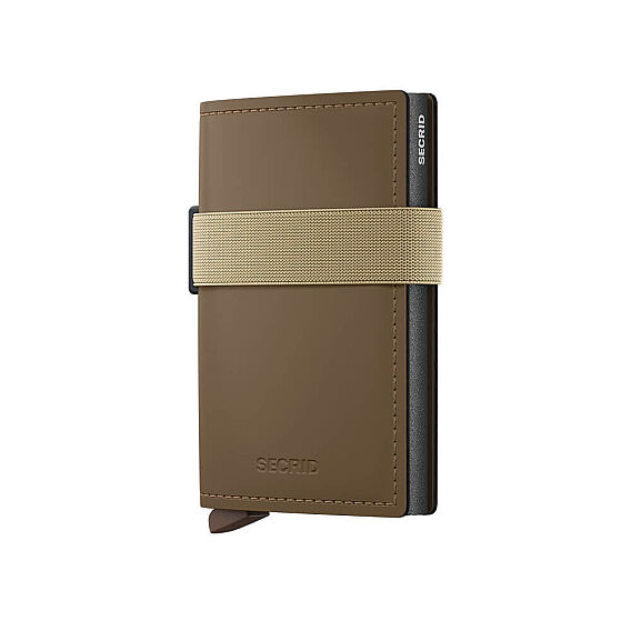 Secrid Bandwallet Matte powder Kartlık Cüzdan, Kahve-Bej - Secrid