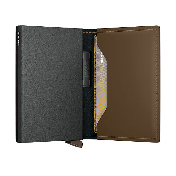 Secrid Bandwallet Matte powder Kartlık Cüzdan, Kahve-Bej - 3