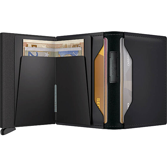 Secrid Bandwallet Matte powder Kartlık Cüzdan, Siyah - 4